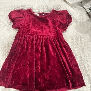 Zara velour Xmas dress